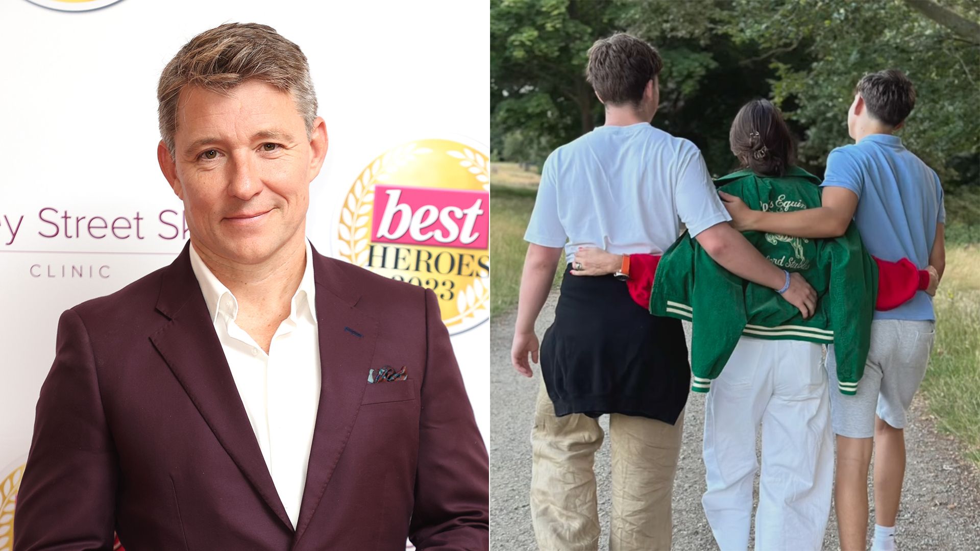 Ben Shephard reunites with eldest son Sam after ‘very emotional’ goodbye