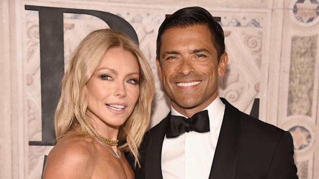  Kelly Ripa and Mark Consuelos attend the Ralph Lauren 50th Anniversary event during New York Fashion Week at Bethesda Terrace on September 7, 2018