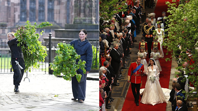 Duke of Westminster takes inspiration from Princess Kate with wedding tree decor