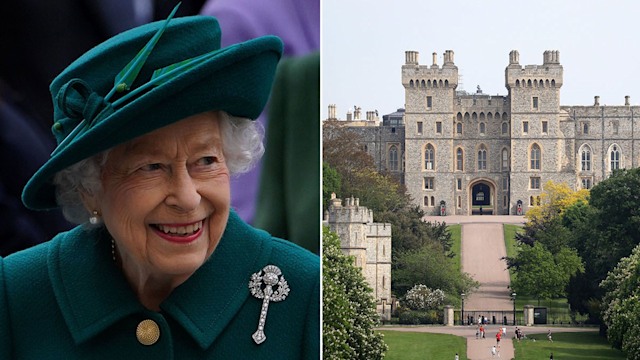 the queen returns to windsor castle