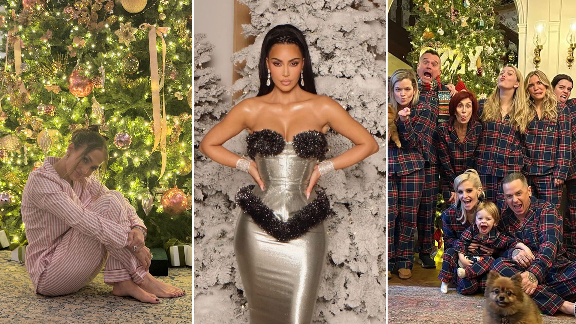 How the rich and famous celebrated Christmas 2025 - from Jennifer Lopez to the Osbournes