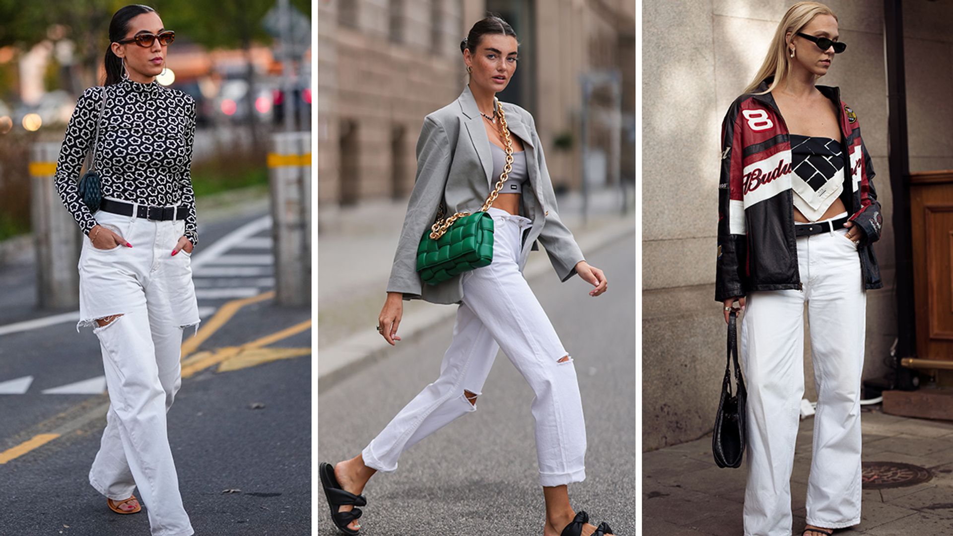 What to wear with white jeans this season | HELLO!