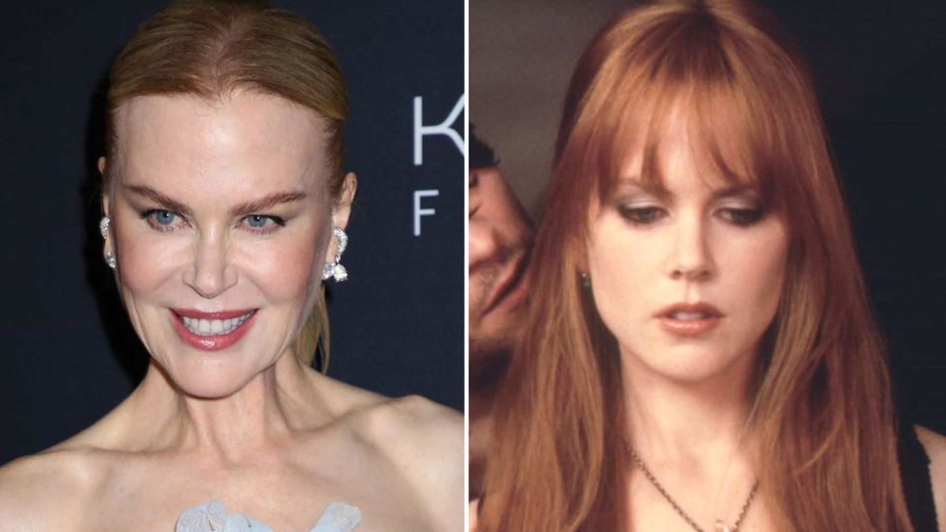 Nicole Kidman in 1998 and 2023