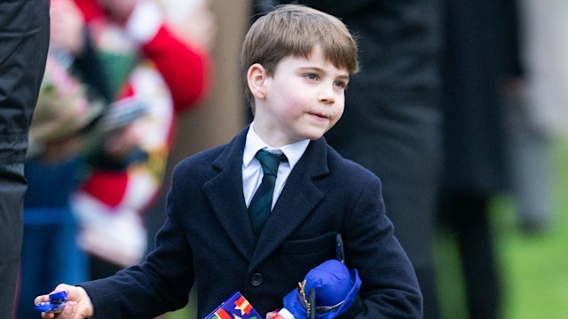 Prince Louis of Wales attends the Christmas Morning Service at Sandringham Church on December 25, 2024 in Sandringham, Norfolk