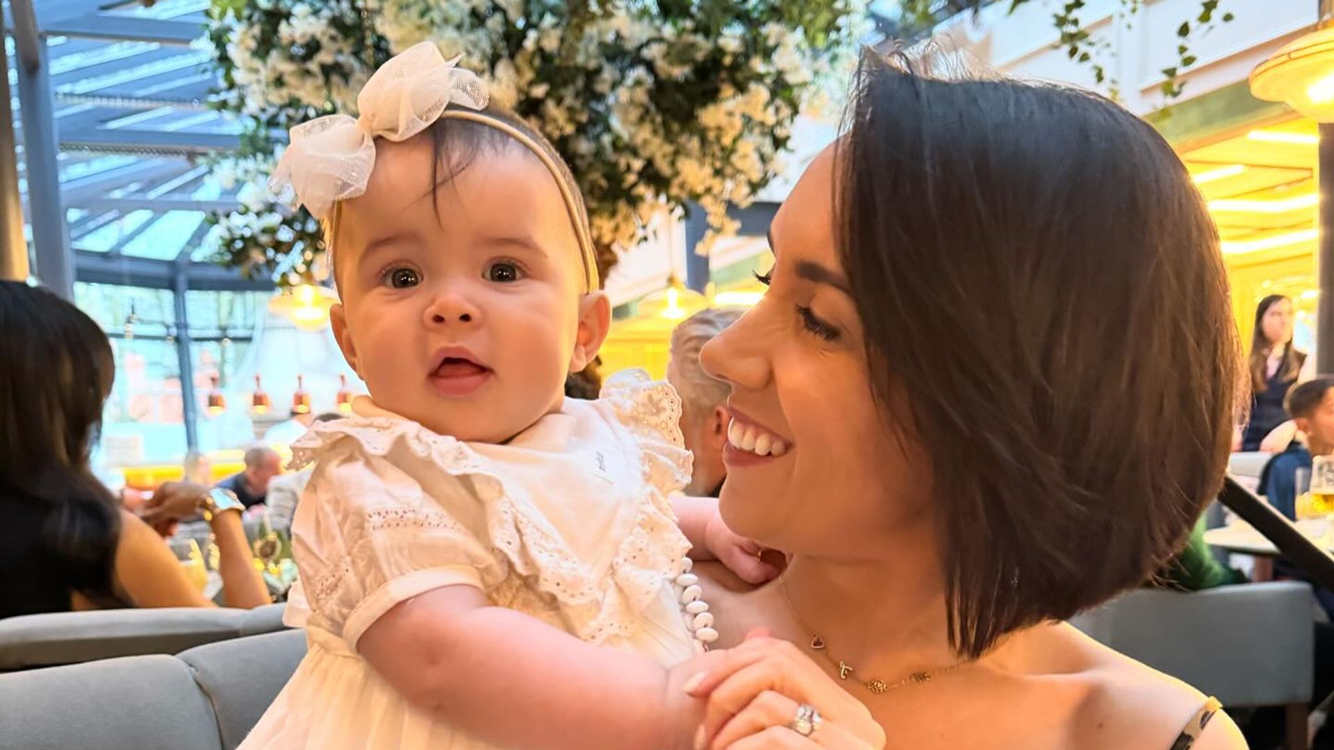 Strictly's Janette Manrara looks gorgeous in poolside photo for baby Lyra's milestone day