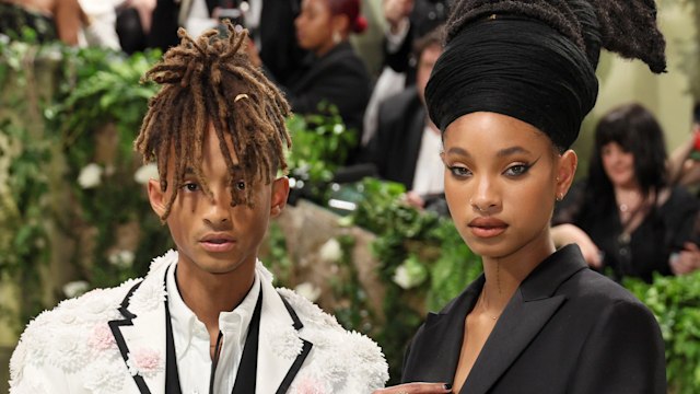 Jaden Smith and Willow Smith attend The 2024 Met Gala Celebrating "Sleeping Beauties: Reawakening Fashion" at The Metropolitan Museum of Art on May 06, 2024 in New York City.