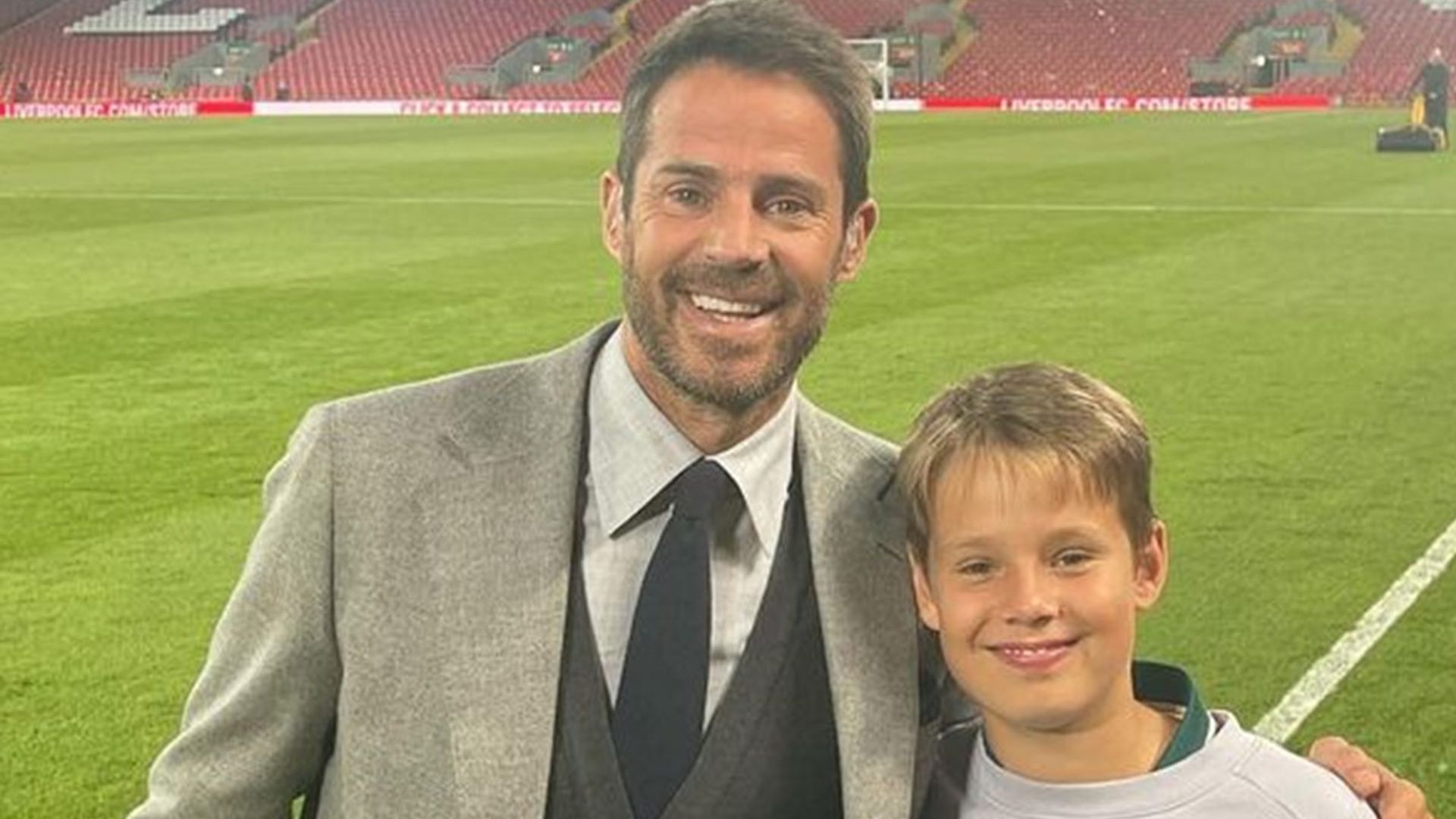 jamie redknapp sweet message young son