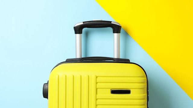 Color travel bag that stands out at airport