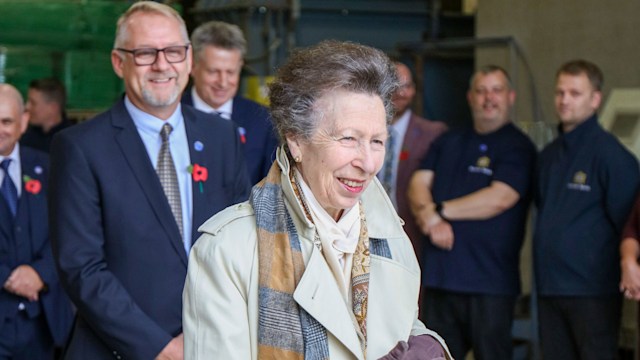 Princess Anne visited Harrison Beds in Leeds