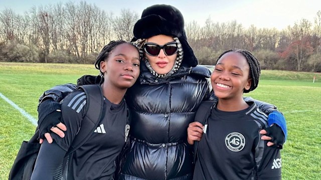 Madonna is the ultimate soccer mom to her pre-teen twins 