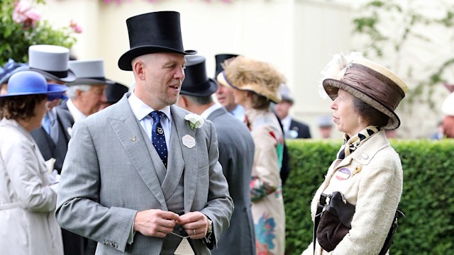 Mike Tindall and Princess Anne at Royal Ascot 2019