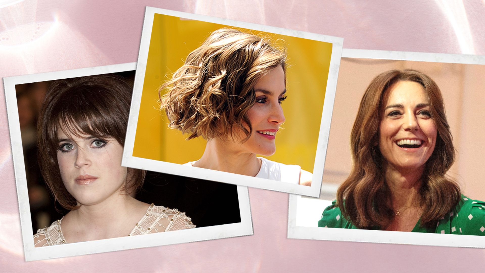 royals wearing their hair in a bob - kate middleton, Queen Letizia and Princess Eugenie