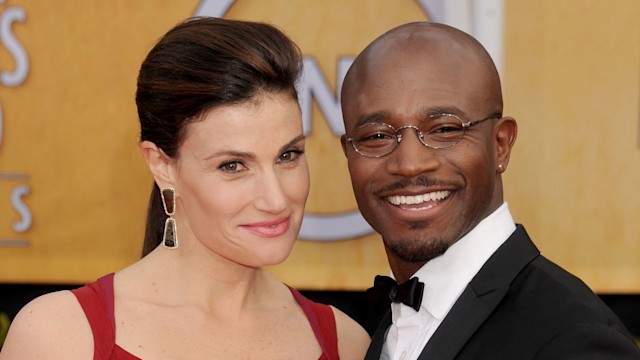 Idina Menzel and Taye Diggs in 2013 