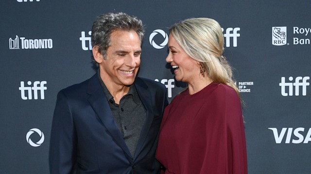 Ben Stiller can't keep his hands off wife Christine as pair make loved-up red carpet appearance