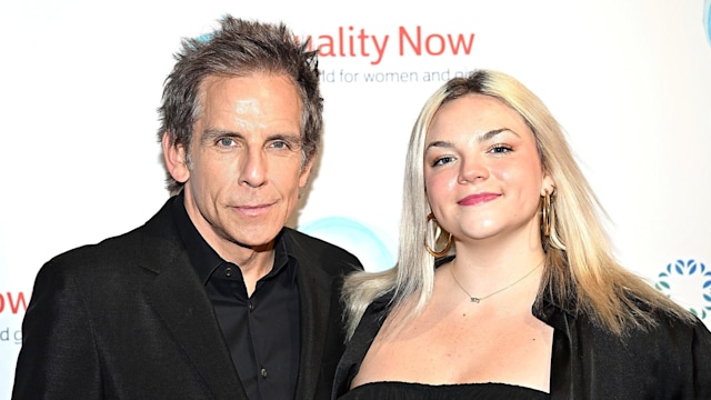 ben stiller with daughter ella stiller rare red carpet appearance