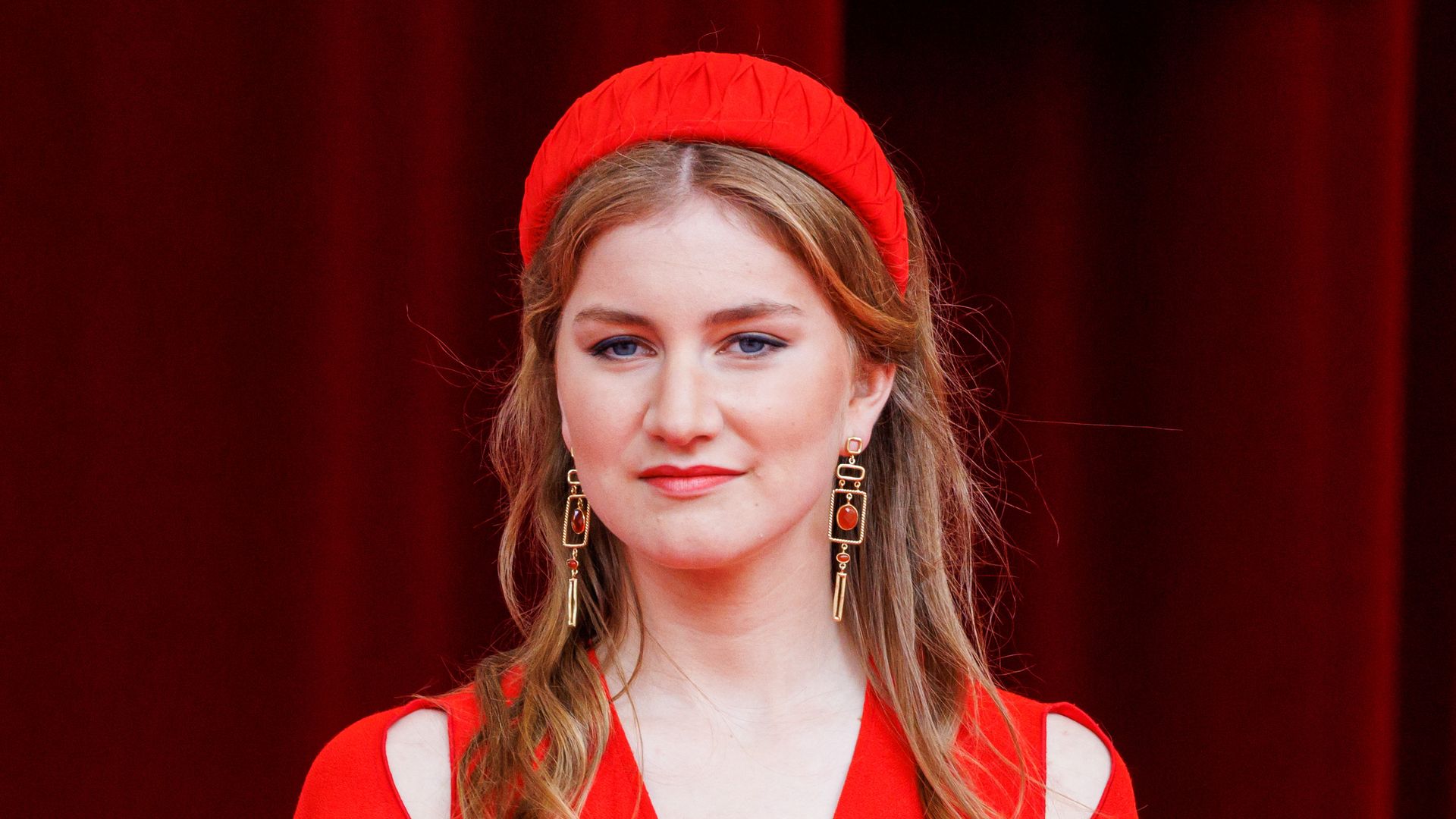 Princess Elisabeth in red dress