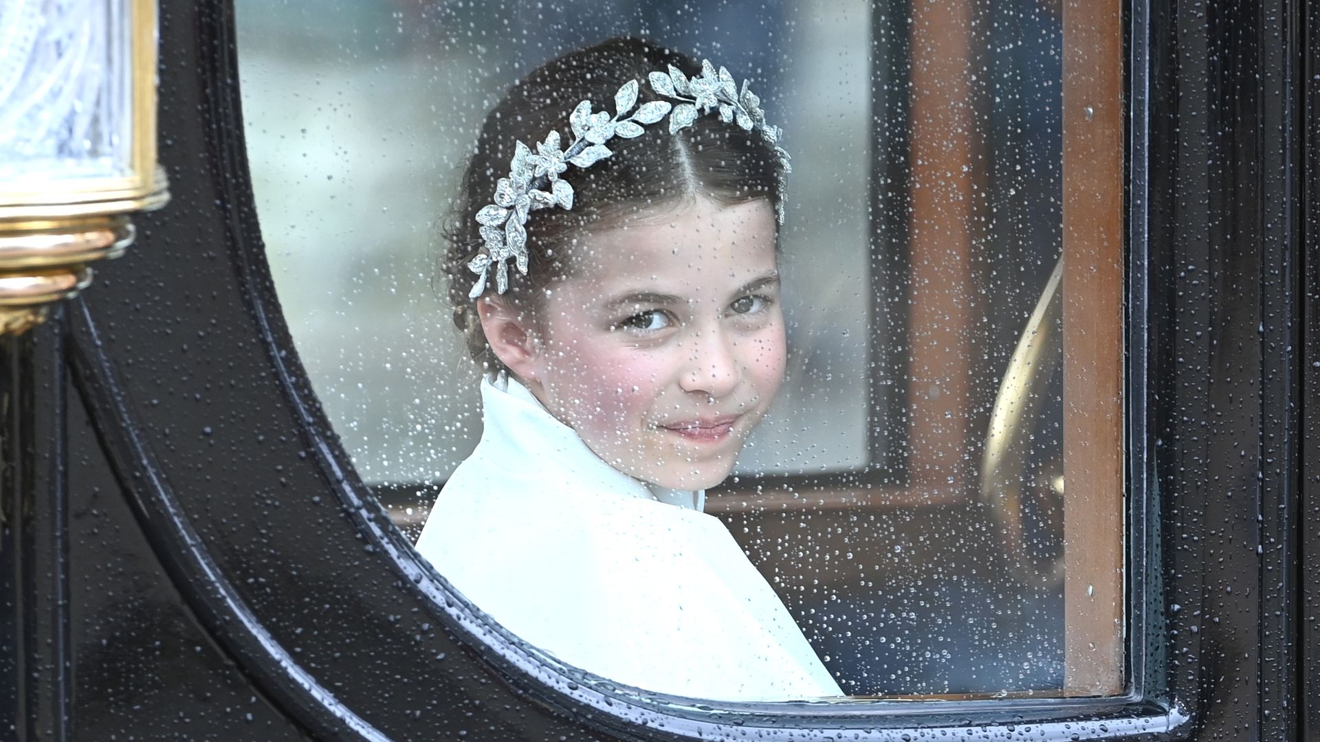 Princess Charlotte departs the Coronation of King Charles III and Queen Camilla 
