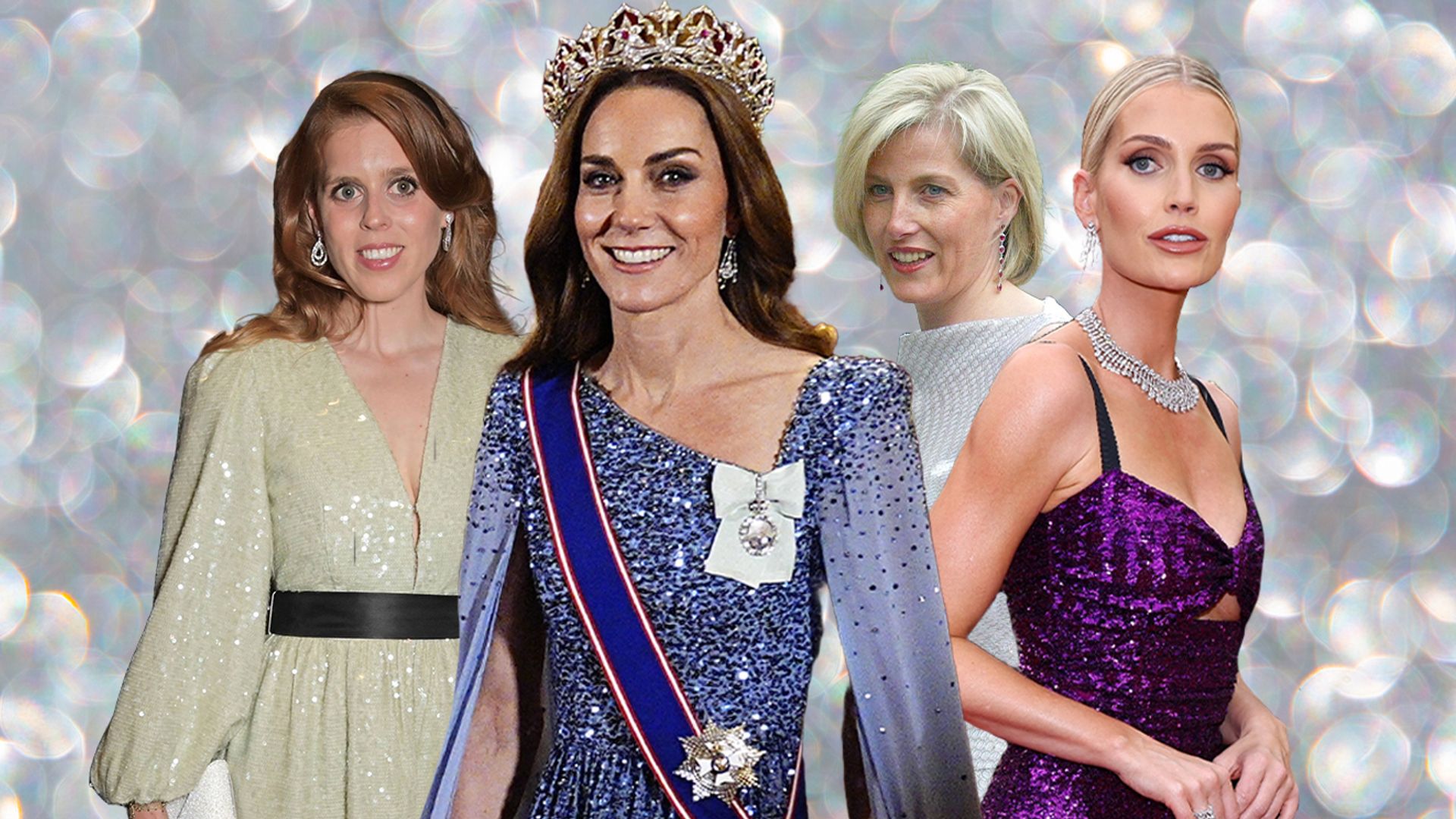 The ultimate royal guide to wearing sequins: Princess Kate, Duchess Sophie & more sparkly party outfits