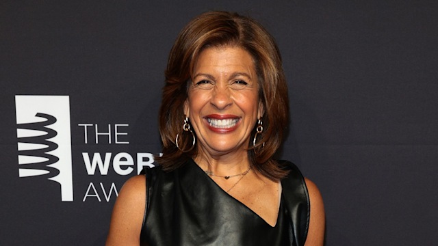 Hoda Kotb webby awards 2023 black leather dress