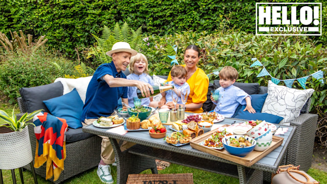 Jonnie Irwin enjoying time with his family