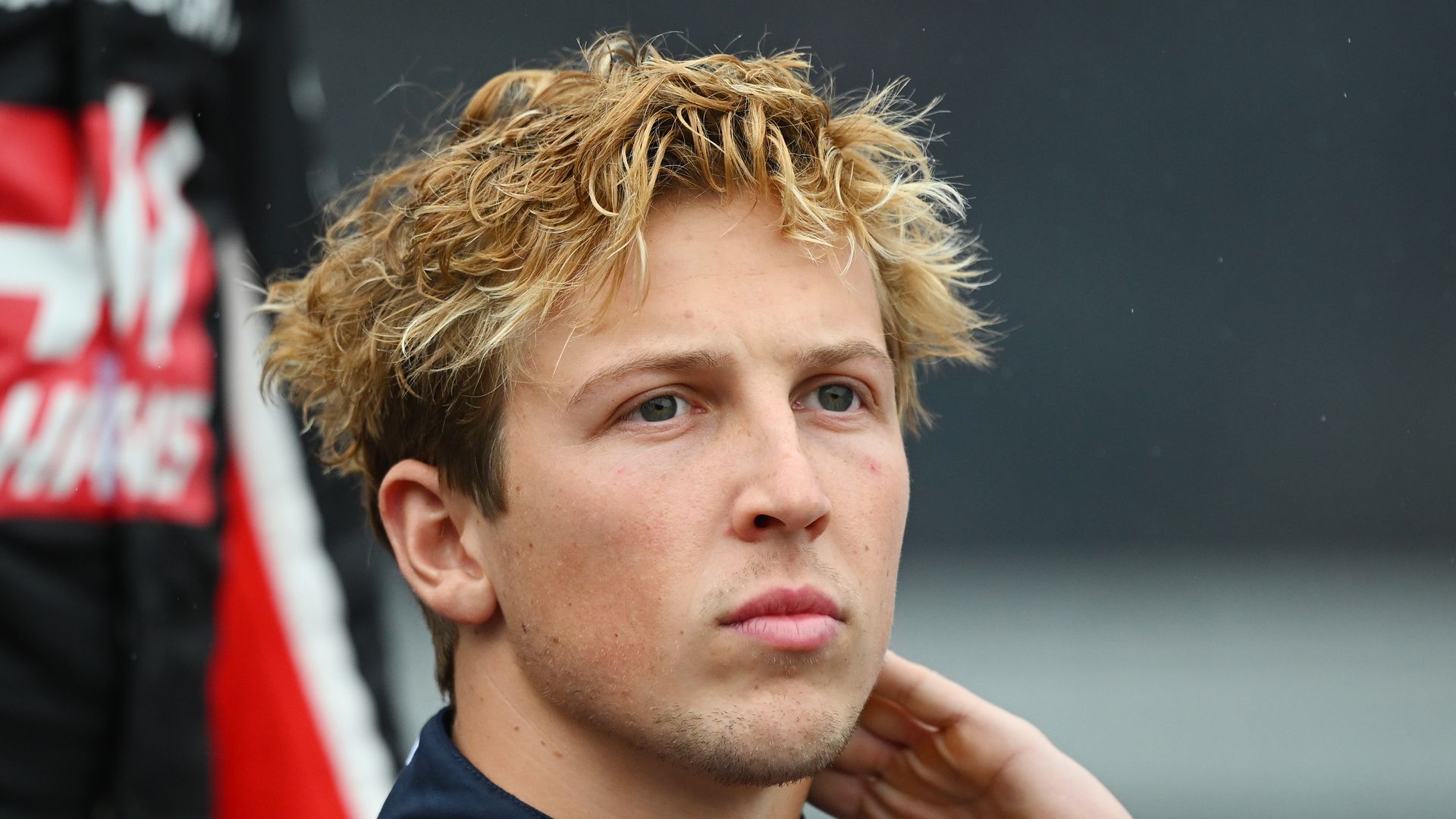 Liam Lawson looking concerned