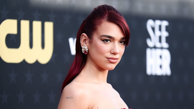 Dua Lipa at The 29th Critics' Choice Awards held at The Barker Hangar on January 14, 2024 in Santa Monica, California.