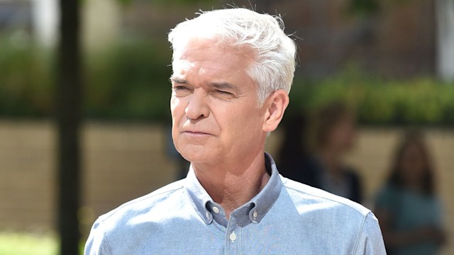 Phillip Schofield seen filming on June 27, 2019 in London, England