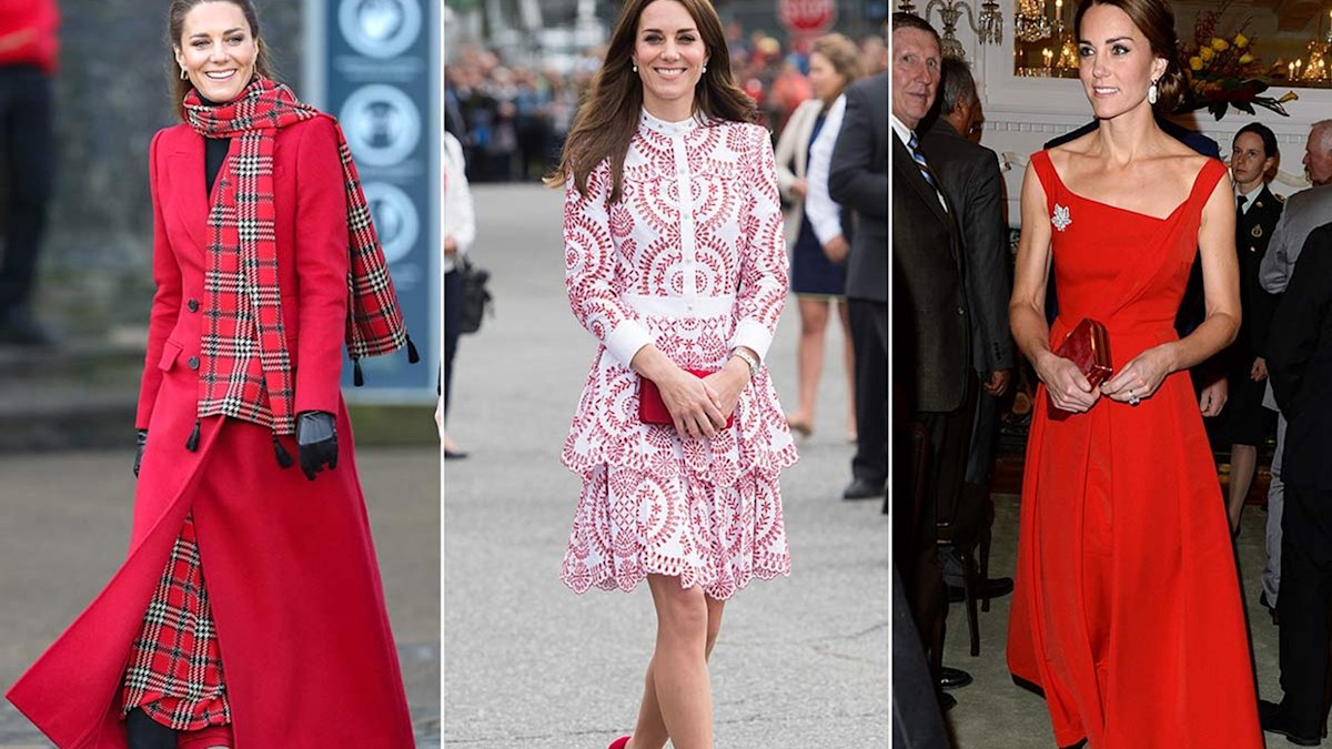 Kate Middleton rocking red! 24 bold Valentine's Day outfits worthy of a ...