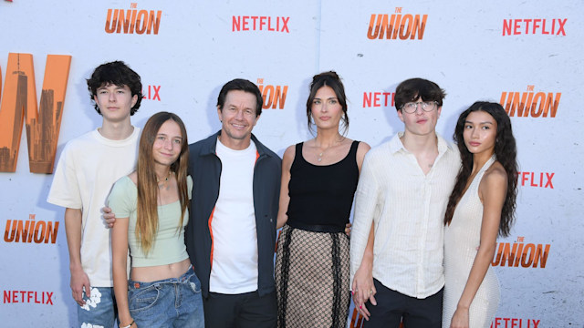 mark wahlberg and family the union premiere la