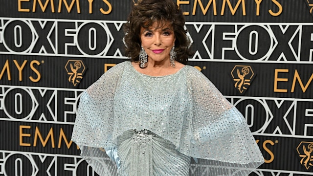 US actress Joan Collins looked incredible at Emmys