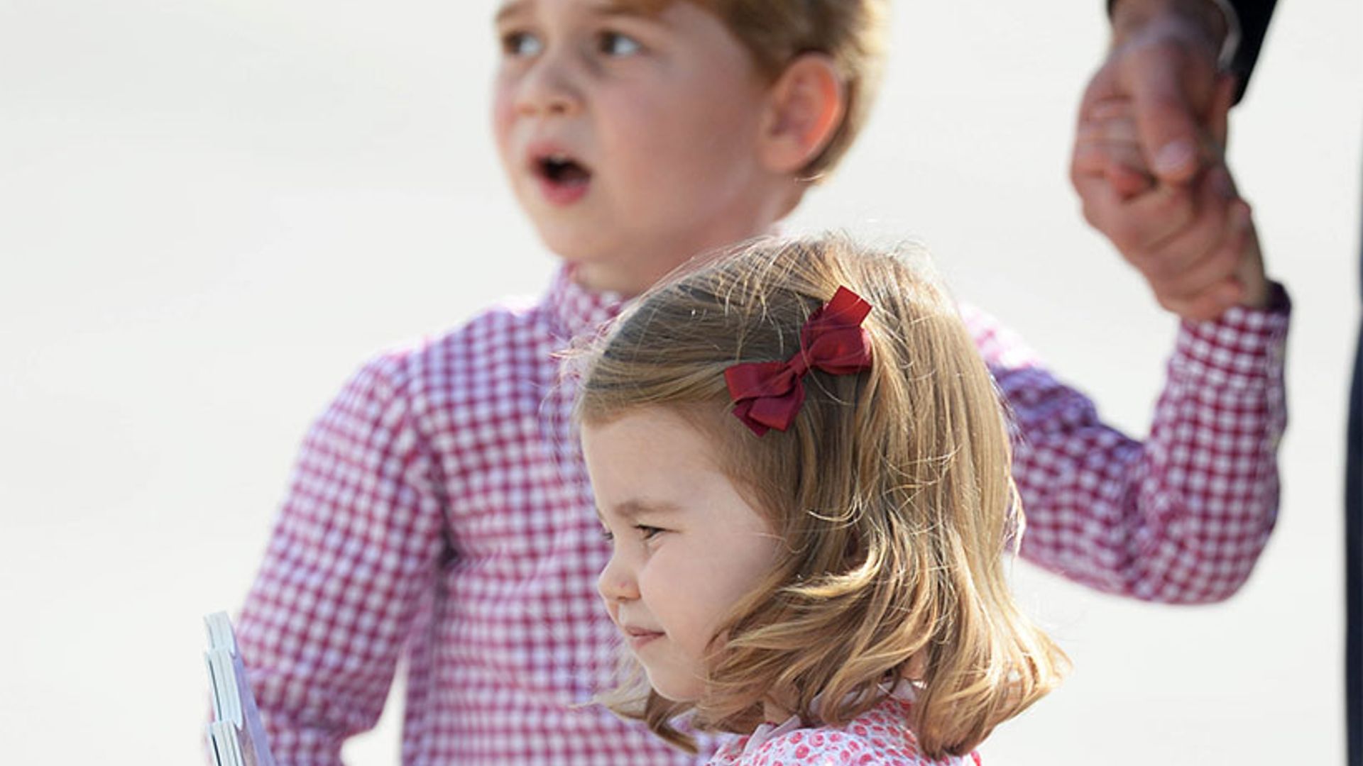prince george and princess charlotte matching shoes