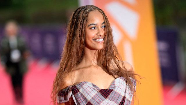 Malia Ann Obama arrives to attend the opening ceremony of the 50th edition of the Deauville American film festival, on September 6, 2024 in Deauville