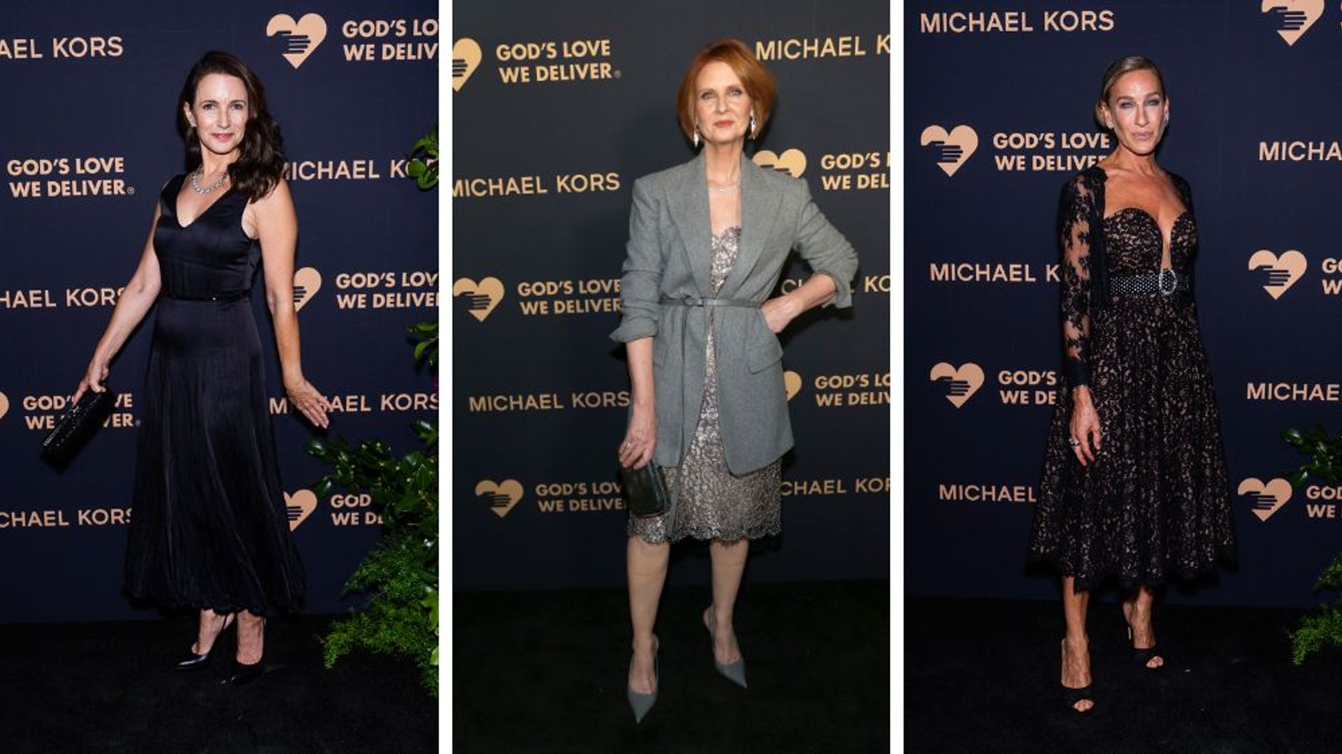 Sarah Jessica Parker, Kristin Davies and Cynthia Nixon lead the best dressed at star-studded Golden Heart Awards