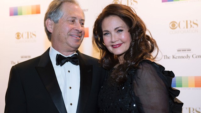 Linda Carter poses with her husband attorney Robert A. Altman