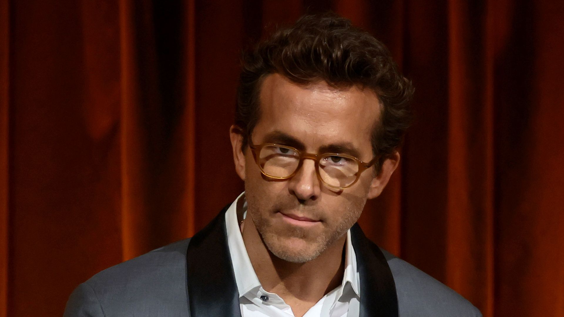 Ryan Reynolds speaks onstage during The National Board of Review Annual Awards Gala at Cipriani 42nd Street on January 07, 2025 in New York City. 