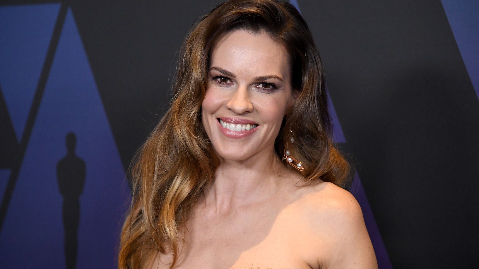 Hilary Swank on the red carpet 