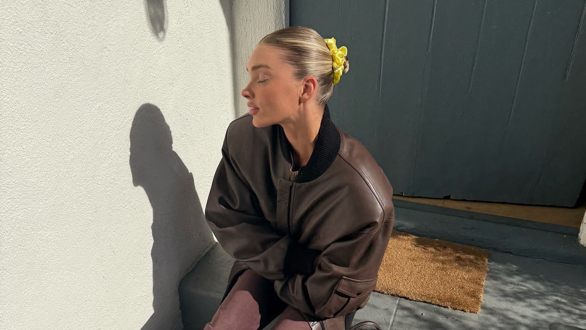 Elsa Hosk is reviving the oversized scrunchie for 2025