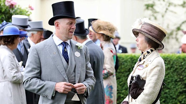 princess anne mike tindall rugby