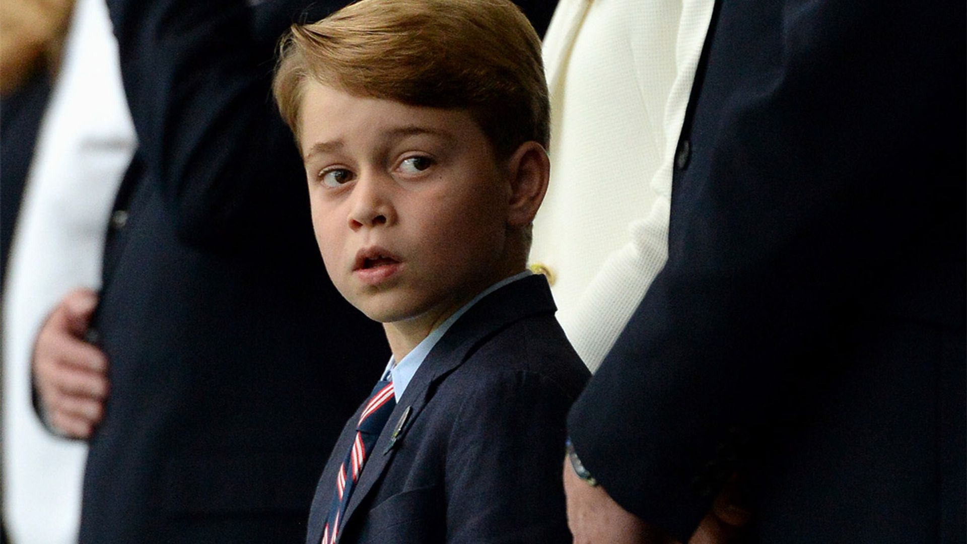 prince george at the football