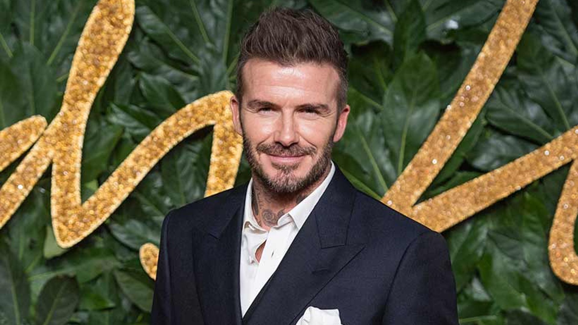 David Beckham fashion awards