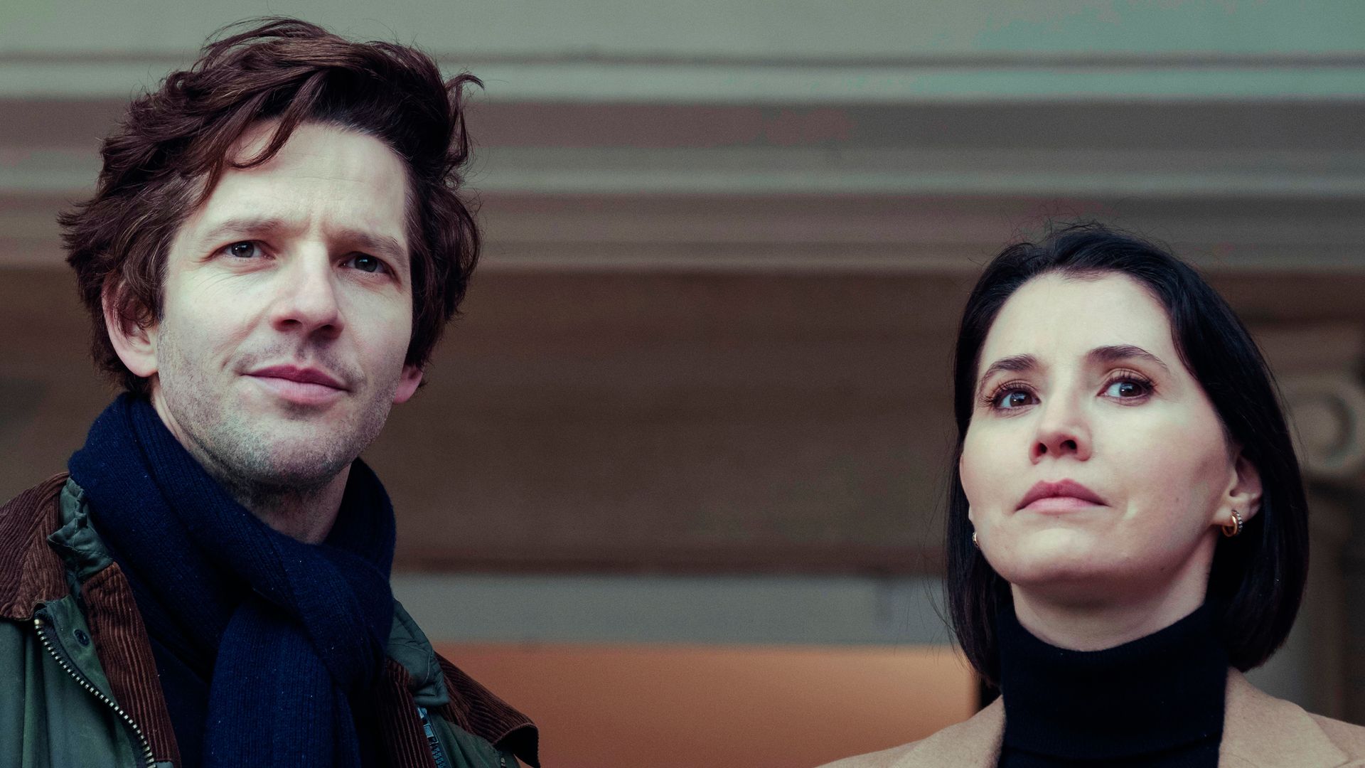 man and woman close-up