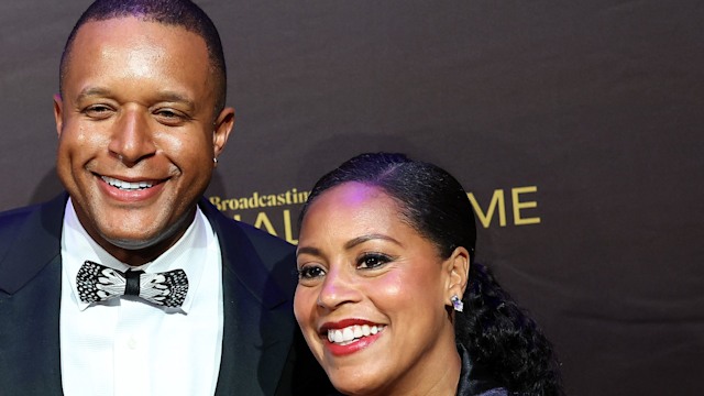 NEW YORK, NEW YORK - MAY 03: (L-R) Craig Melvin and Sheinelle Jones attend the 2023 Broadcasting + Cable Hall Of Fame Gala at The Ziegfeld Ballroom on May 03, 2023 in New York City. (Photo by Arturo Holmes/Getty Images)