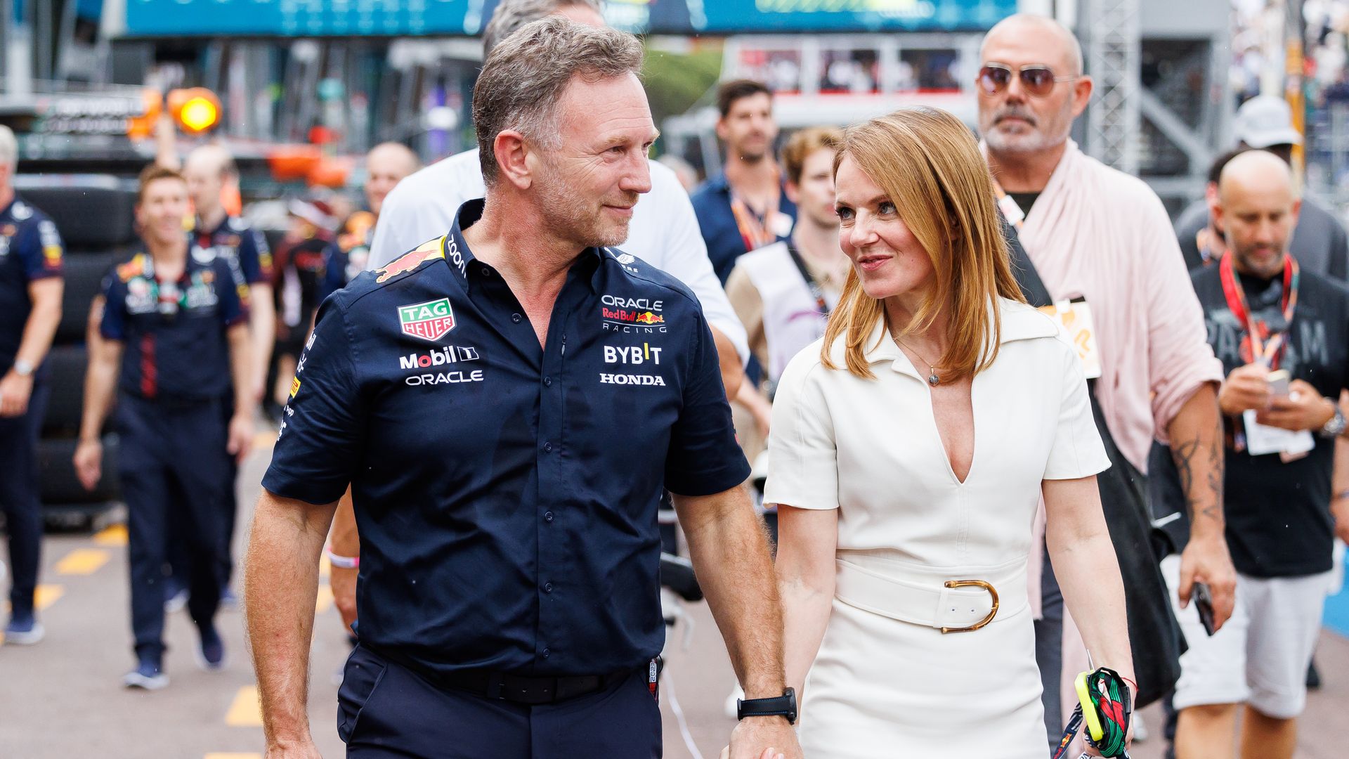 Geri Horner supported by husband Christian as she makes major announcement  | HELLO!