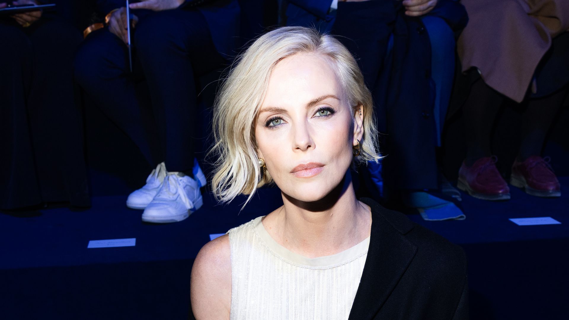 Charlize Theron attends the Christian Dior Womenswear Fall Winter 2023-2024 show as part of Paris Fashion Week