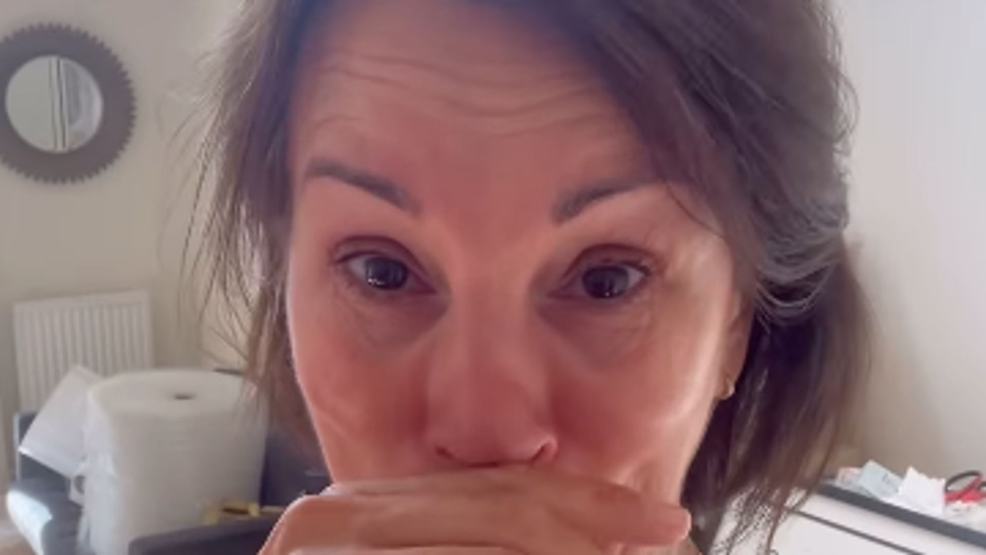 Tearful Andrea McLean forced to leave the UK after difficult life turn