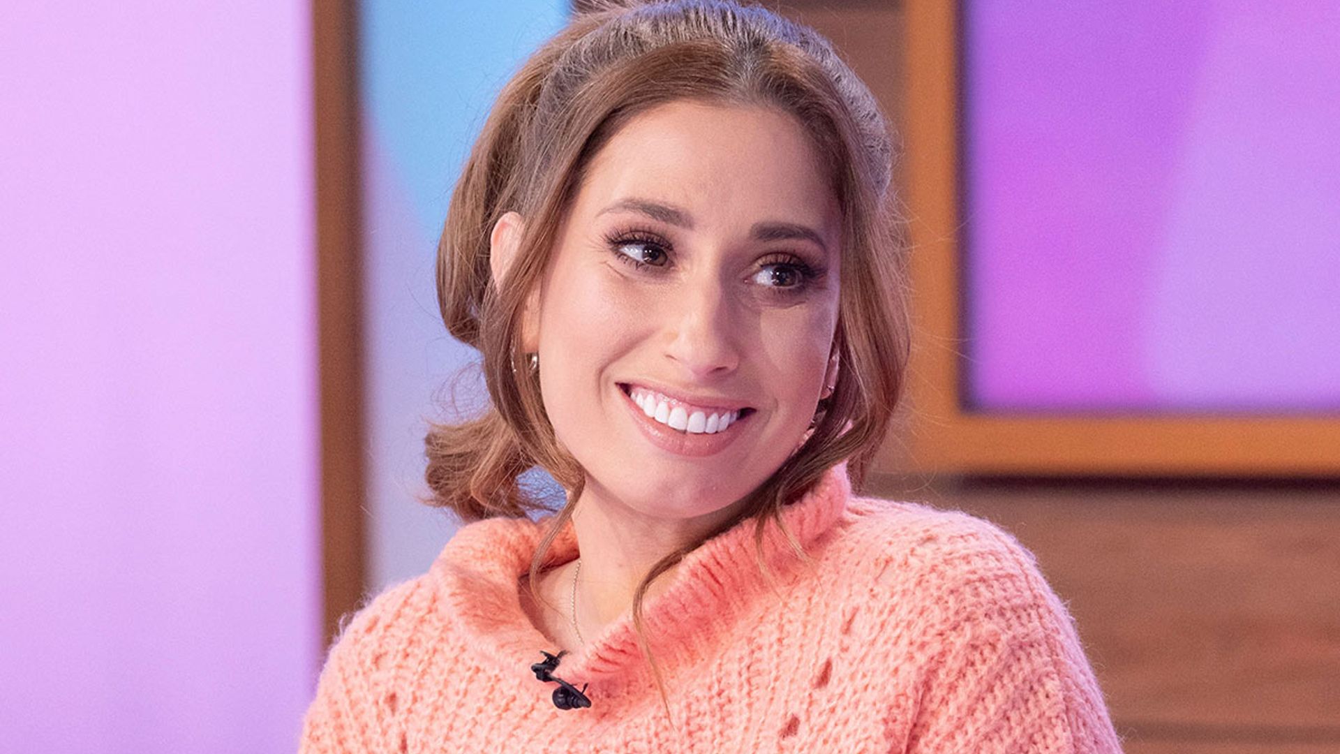 stacey solomon jumper coral