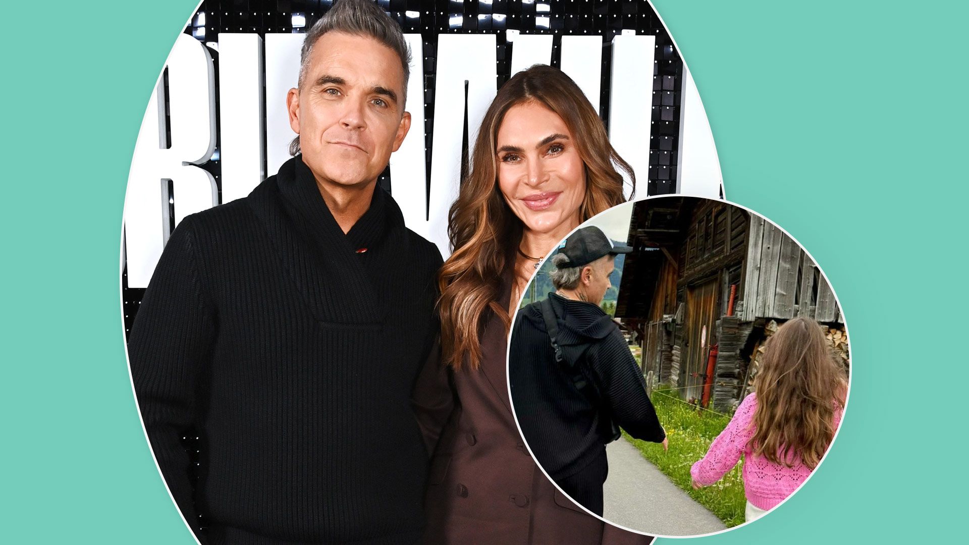 Robbie Williams' daughter Teddy looks so grown up in cute family holiday snap