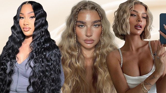 crimped hair 