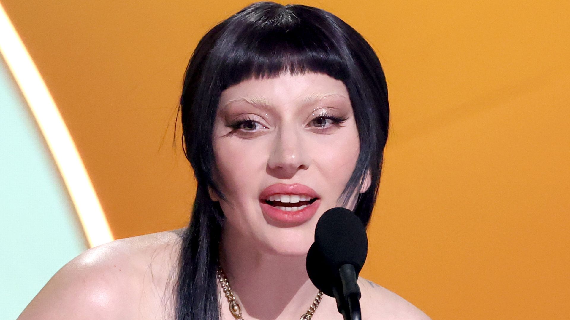 Lady Gaga looks so different with long raven hair transformation