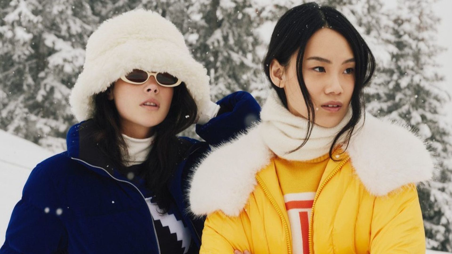 perfect moment models in winter wear